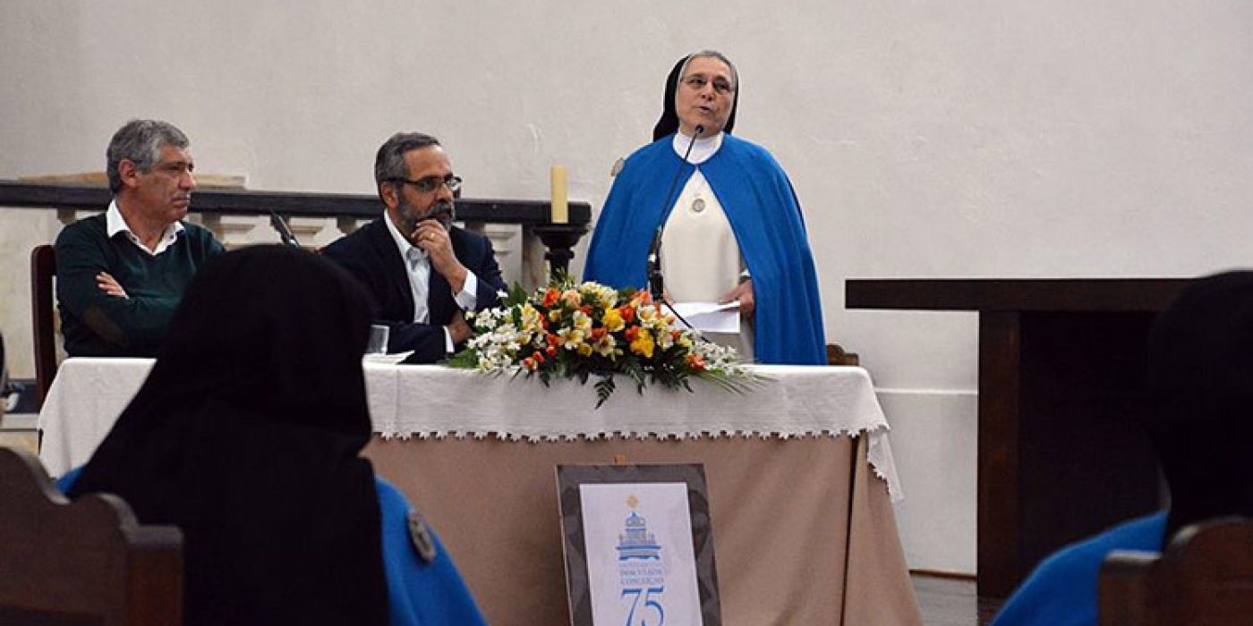 Fernando Santos en el Monasterio de Campo Maior
