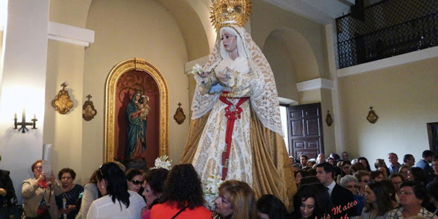 Visita de la Virgen del calvario al Monasterio Villanueva de la Serena