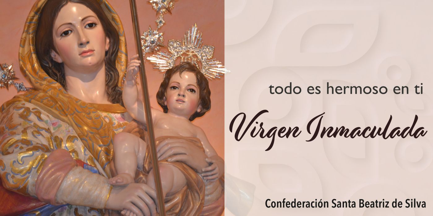 CARTA DE LA COORDINADORA. Solemnidad de la Inmaculada