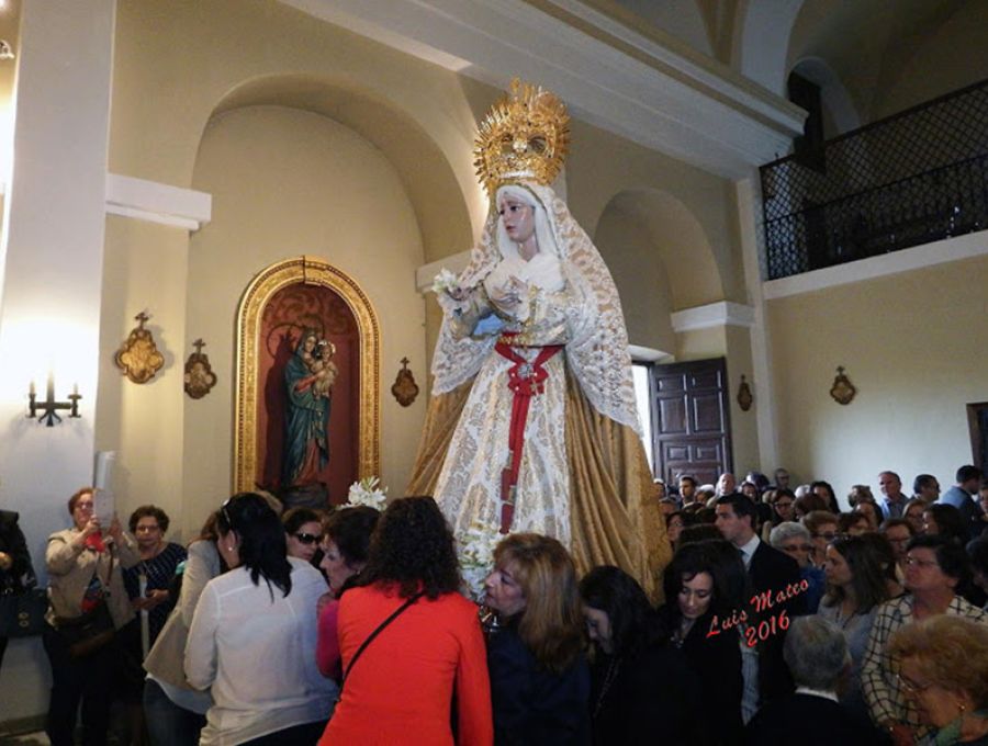 Visita de la Virgen del calvario al Monasterio Villanueva de la Serena