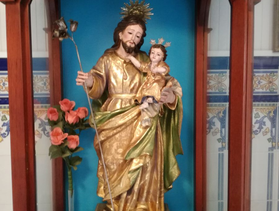 Imagenes de San José en el Monasterio del Puerto de Santa María (Cádiz)