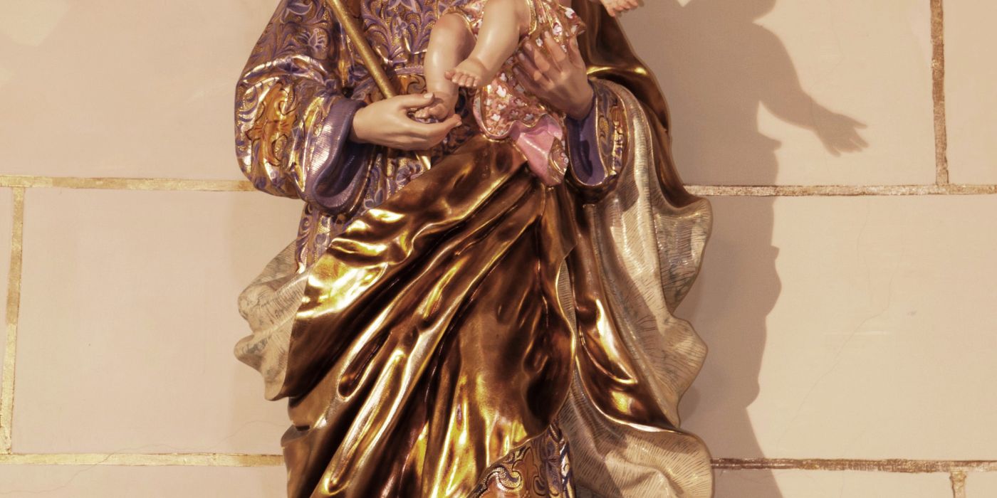 San José venerado en el Monasterio de Cabeza del Buey (Badajoz)
